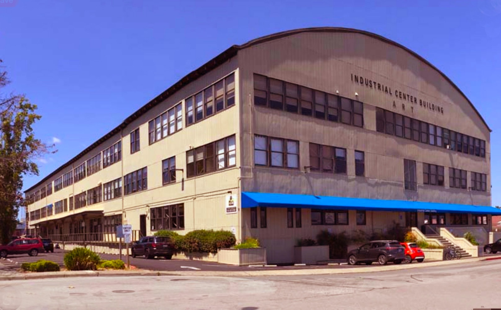 The Marinship facility at 480 Gate 5 Road, Sausalito — built 1942, now home to the ICB Building artist community